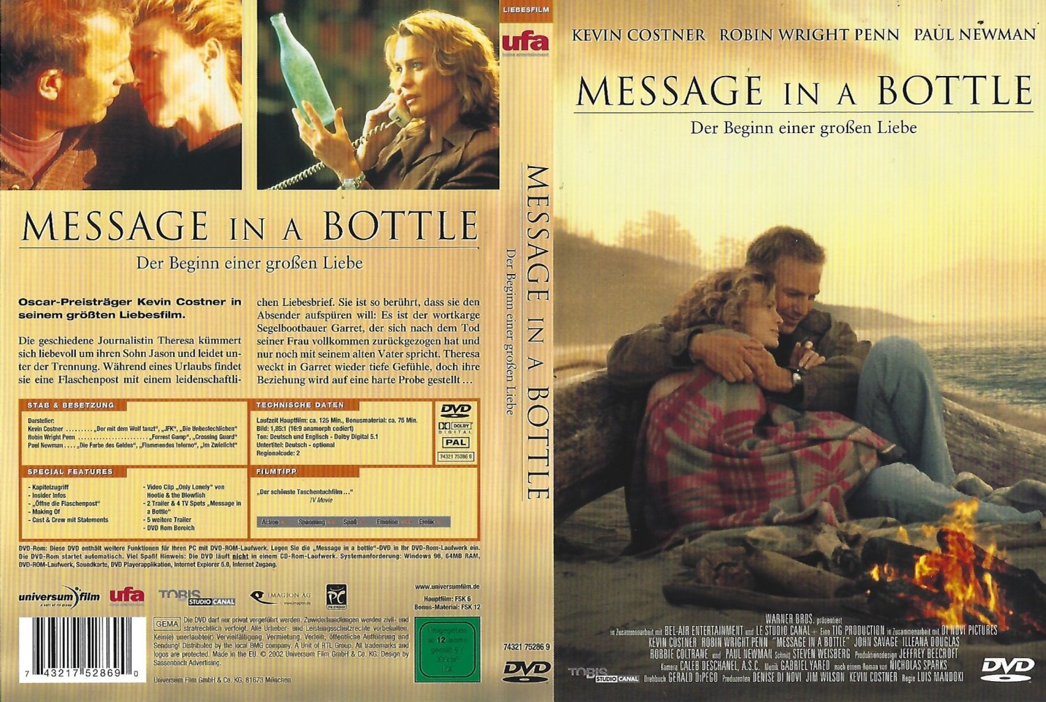 Message In A Bottle Luis Mandoki Film gebraucht kaufen